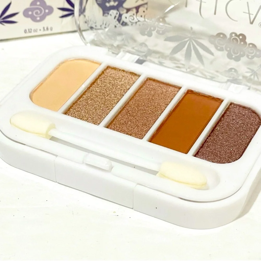Pacifica Beauty Cosmetics Wild Hemp Infused Vegan Eyeshadow Palette 5 Shades